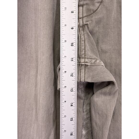 Birdwell Beach Britches Pants 30 x 28 Men Gray Herringbone Twill Utility Fatigue - Picture 4 of 7